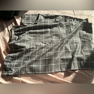 Room Essentials Gray and White Checkered Pillow Cases